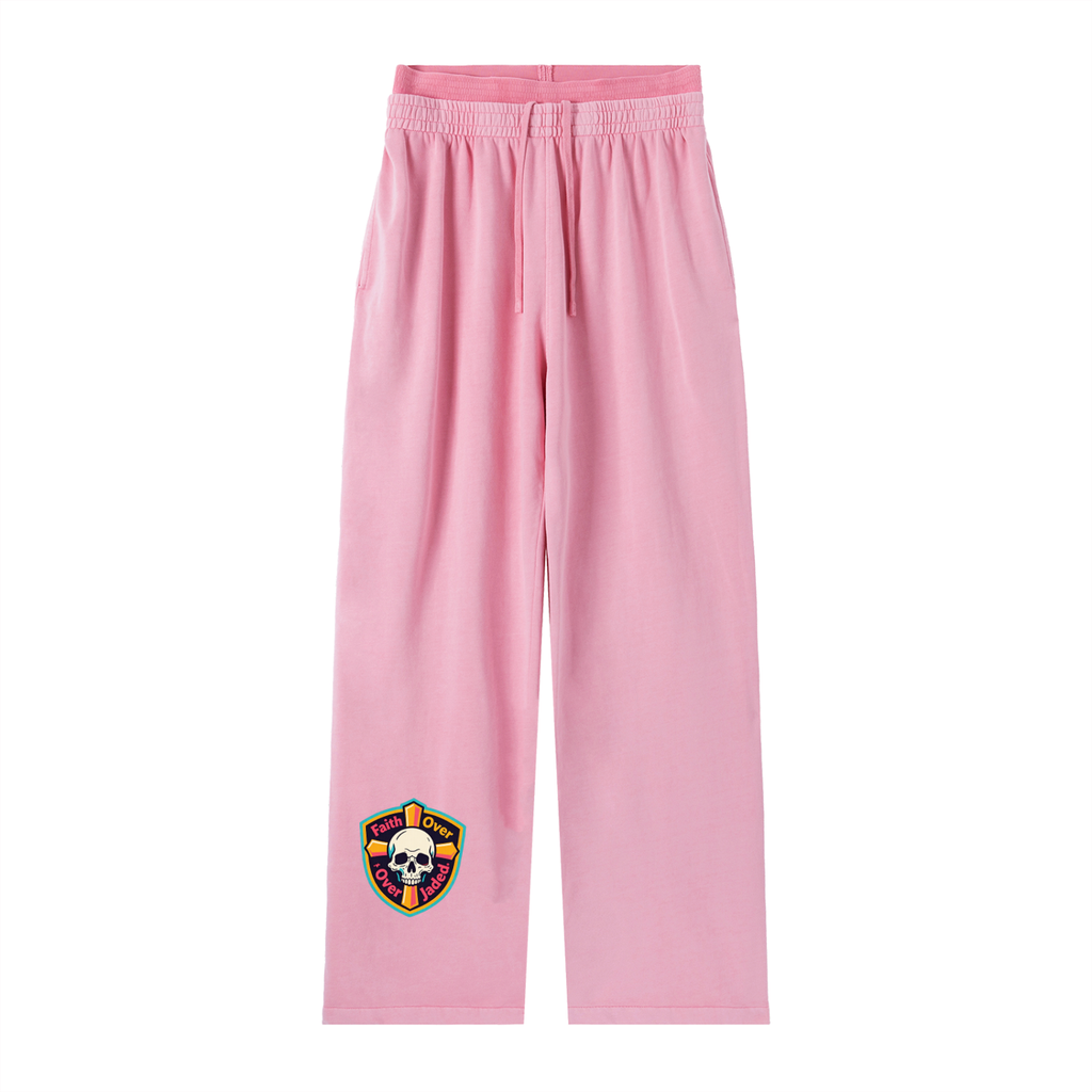 Women's Vintage Washed Waist Pants