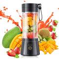 Portable Blender for Smoothies and Shakes - Mini Blender with 6 Stainless-Steel Blades for Powerful Mix， Juicer with 380Ml Travel Cup for Picnic/Gym/Office