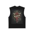 Raw Edge Sleeveless Grunge Faith Skate T-Shirt | Unisex Streetwear Tee