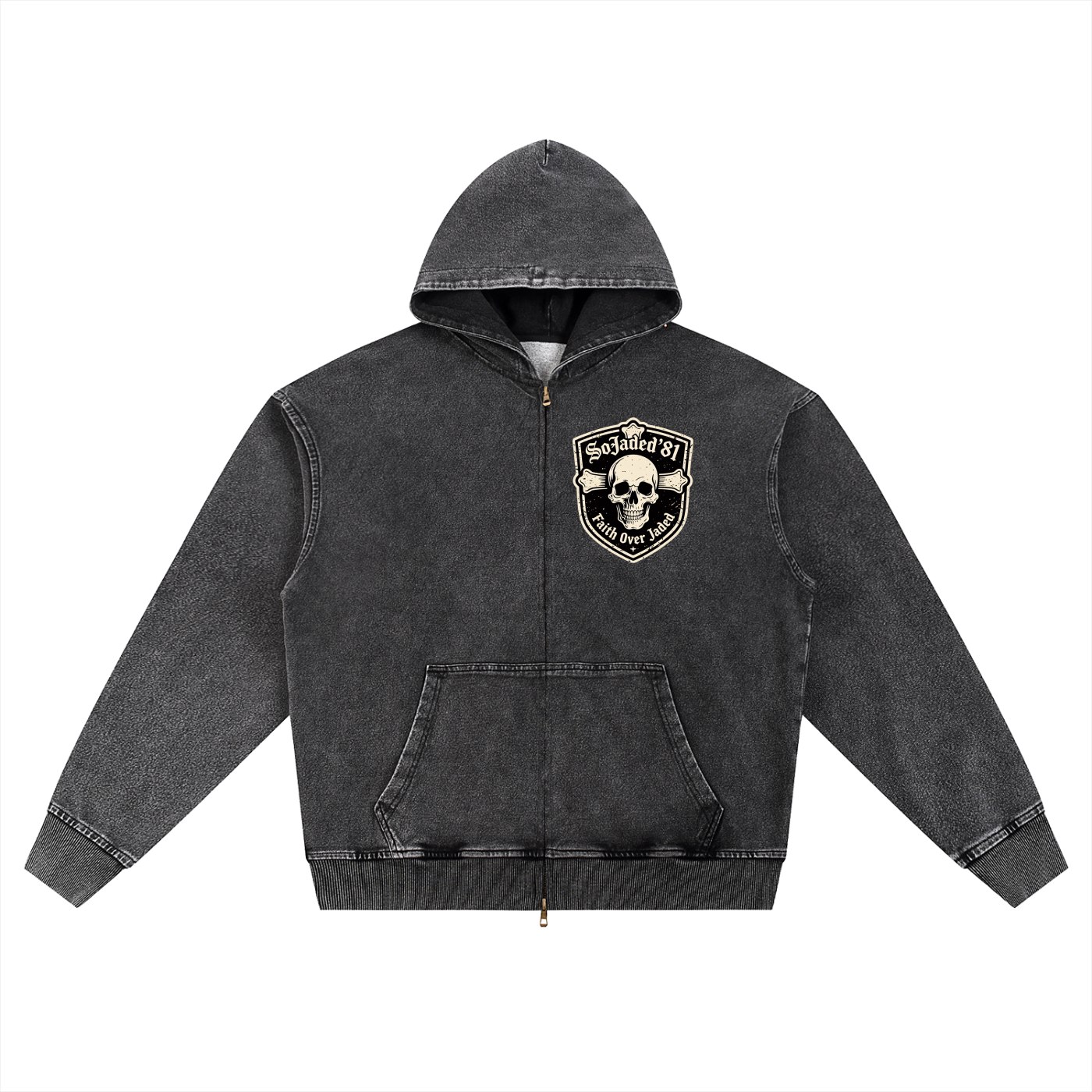 Oversized Zip-Up Hoodie Unisex