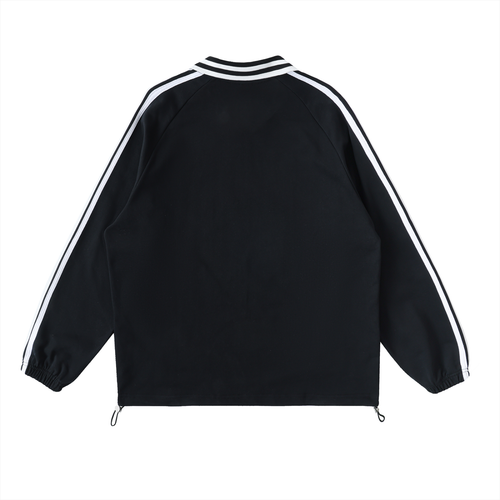 Contrast Lapel Collar Sweatshirt for Men and Women | Unisex Casual Streetwear Pullover