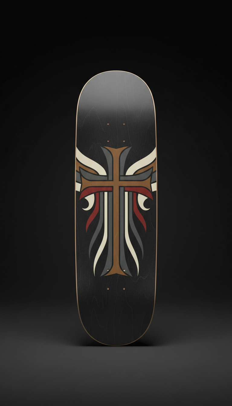 Skate Deck—Glory Script Grip